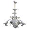 Murano Glass Chandelier, Italy, Mid-20th Century, Image 1