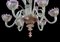 Lámpara de araña de cristal de Murano, Italia, Mid-Century, Imagen 9
