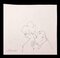 Mino Maccari, Lover, Ink Drawing, 1965 1