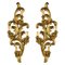 Gilded Wood Sconces, Italy, Late 19th Century, Set of 2 1