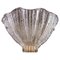 Sconce in Transparent Murano Glass, Mid 20th Century 1