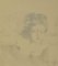 Augusto Monari, Portrait, Drawing in Pencil, Early 20th Century 1