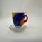 Tea Cup and Saucer by Kjell Engman for Kosta Boda, Sweden, 1980s, Set of 2, Image 3