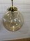 Vintage Ceiling Lamp in Brass and Glass from Kamenicky Senov 4