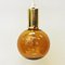 Scandinavian Amber Colored Glass Dome Pendant Lamp, 1970s 4