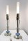 Lámpara de mesa en forma de candelabro Mid-Century moderna de cristal, años 30, Imagen 3