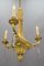 French Louis XVI Style Bronze 3-Light Chandelier, Early 20th Century 8