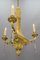 French Louis XVI Style Bronze 3-Light Chandelier, Early 20th Century, Image 8