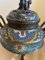 Brucia incenso giapponese Meiji Cloisonné, Immagine 3
