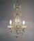 Vintage French Style Chandelier in Crystal and Brass, 1950s 2