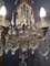 Vintage French Style Chandelier in Crystal and Brass, 1950s 5