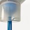 Italian Modern Light Blue Metal and Glass Floor Lamp, 1980s, Image 8