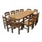 Dining Room Set in Elm from Maison Regain 1