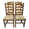 Rustic Chairs in Beech, Set of 6 1