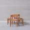 Sedie da pranzo Rush Mid-Century di Charlotte Perriand, set di 4, Immagine 1