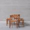 Mid-Century Rush Dining Chairs by Charlotte Perriand, Set of 4, Image 3