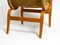 Mid-Century Armchairs Model Eva by Bruno Mathsson for Birke and Hanflecht, Sweden, 1950s, Set of 2, Image 10