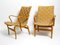 Mid-Century Armchairs Model Eva by Bruno Mathsson for Birke and Hanflecht, Sweden, 1950s, Set of 2 3