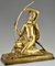 Charles Breton, Art Deco Sculpture of Diana with Bow and Fawn, 1930, Bronze 2