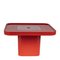 Table Basse Rouge par Peter Ghyczy pour Horn Collection 1