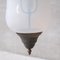 Antique Large Metal and Glass Pendant Light 4