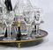 19th Century Napoleon III Bohemian Cristal Cabaret Service, Set of 13 14