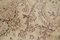 Alfombra de pasillo vintage sobreteñida en beige, Imagen 4