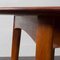 Mid-Century Scandinavian Round Teak Dining Table with 2 Extensions in the style of Svend Aage Madsen, Denmark, 1960s, Image 12
