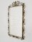 Espejo rectangular con marco de latón, años 60, Imagen 4