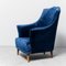 Ico & Luisa Parisi zugeschriebener Vintage Blue Velvet, 1950er, 2er Set 2