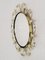 Round Mirror on Brass Frame with Scrolls, 1950s, Image 2