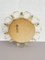 Specchio rotondo su cornice in ottone con pergamene, anni '50, Immagine 3
