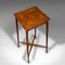 Small Antique English Regency Lamp Table with Hand-Painted Decor, 1820 6