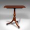 Antique English Regency Supper Table with Snap Top, 1820 5