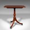 Antique English Regency Supper Table with Snap Top, 1820, Image 4