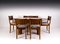 Art Deco Dining Chairs & Large Dining Table Model 569 in the Style of Hans Hartl from Veb Deutsche Werkstätten Hellerau, 1920s, Set of 7 6