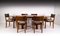 Art Deco Dining Chairs & Large Dining Table Model 569 in the Style of Hans Hartl from Veb Deutsche Werkstätten Hellerau, 1920s, Set of 7 2