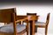 Sillas de comedor y mesa de comedor grande Art Déco modelo 569 al estilo de Hans Hartl de Veb Deutsche Werkstätten Hellerau, años 20. Juego de 7, Imagen 38