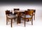 Art Deco Dining Chairs & Large Dining Table Model 569 in the Style of Hans Hartl from Veb Deutsche Werkstätten Hellerau, 1920s, Set of 7 7