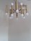 Vintage 15-Flame German Chandelier with Brass Frame from Doria, 1970s 4