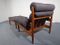 Vintage Danish Teak Chair & Ottoman 4