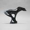 Black Porcelain Horse by Jaroslav Ježek for Royal Dux 1