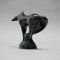 Cavallo in porcellana nera di Jaroslav Ježek per Royal Dux, Immagine 7