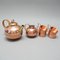 Tea Service in Metal, Copper & Brass by Harald Buchrucker, 1920s, Set of 9 1