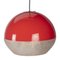 Space Age Pendant Lamp in Red Plastic, Image 2
