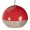 Space Age Pendant Lamp in Red Plastic 3