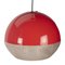 Space Age Pendant Lamp in Red Plastic, Image 3