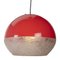 Space Age Pendant Lamp in Red Plastic, Image 4