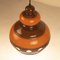 Lámpara colgante de cerámica naranja y marrón, Imagen 5