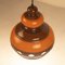 Orange and Brown Ceramic Pendant Lamp, Image 5